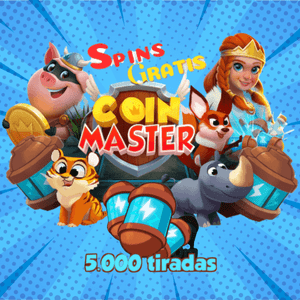 5000 Tiradas Gratis COin Master